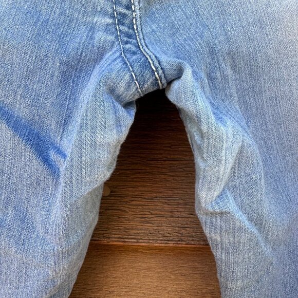 Wallflower Womens Light Wash Skinny Jeans Mid-Rise Stretch Denim Size 7 - Picture 12 of 14